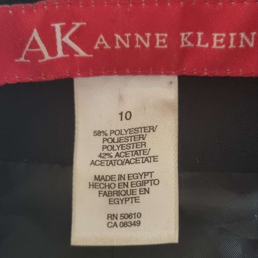 Anne Klein blazer jacket Size10 Utility style fully lined career - Picture 5 of 7